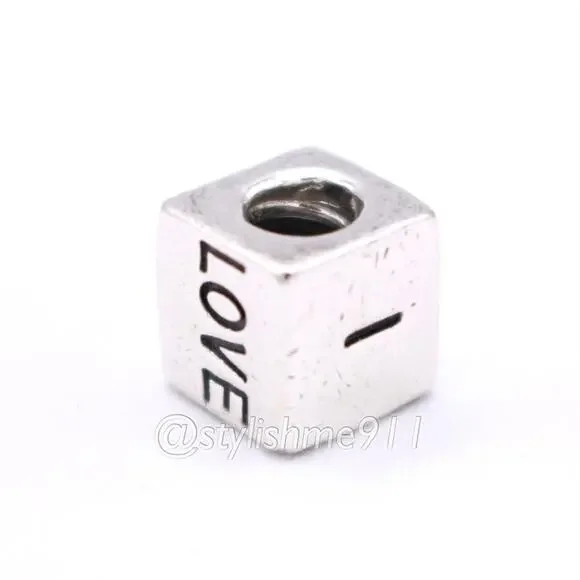 Authentic PANDORA I Love You Charm with 14K Gold - 790200